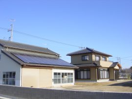 切妻屋根（千葉県香取郡）画像